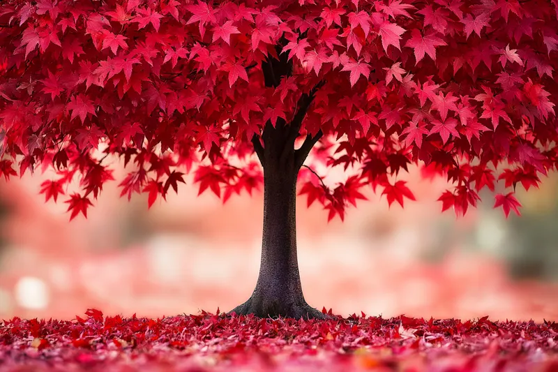 árbol hojas rojas, descubre sus características y cuidados